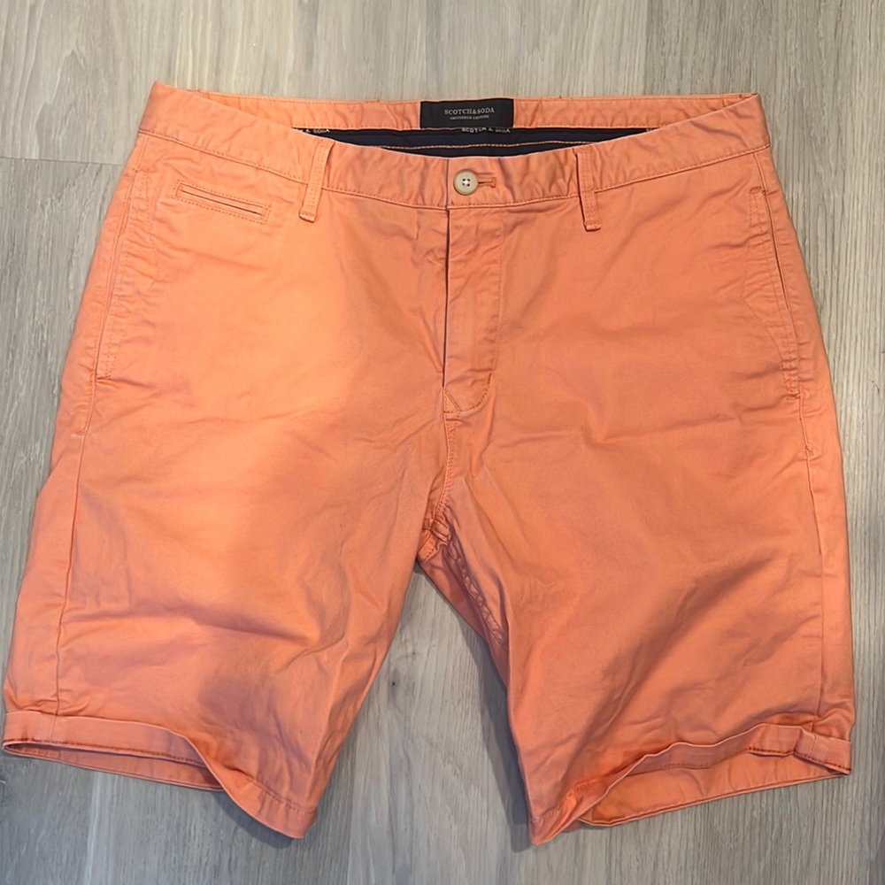 COPY - Scotch & Soda orange shorts in size 34